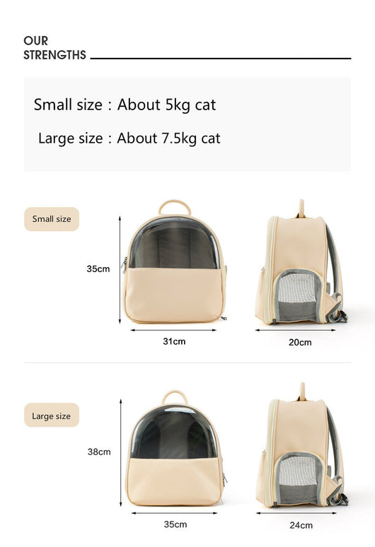Mochila Transparente para Mascotas - Viajes Seguros para Gatos y Perros - Image 10