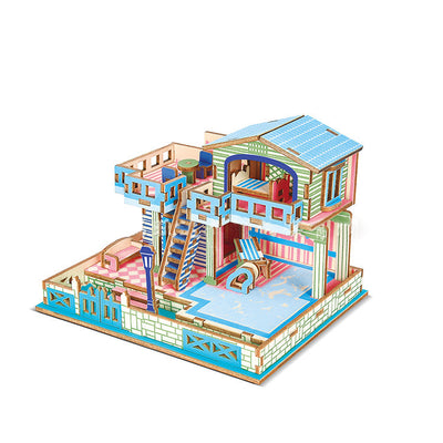 Puzzle 3D de Madera - Modelo DIY Educativo - Image 17