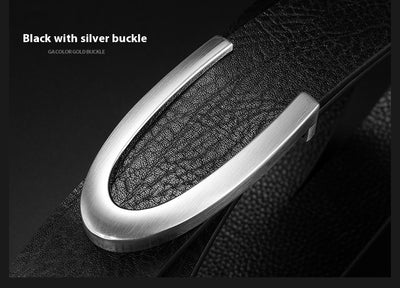 Cinturón de Cuero Genuino para Hombre con Hebilla de Precisión - Image 17
