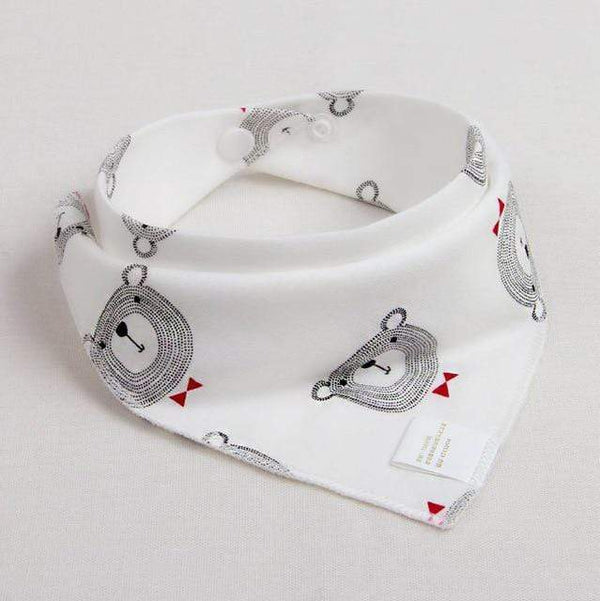 Babero Impermeable de Algodón con Bolsillo para Bebé
