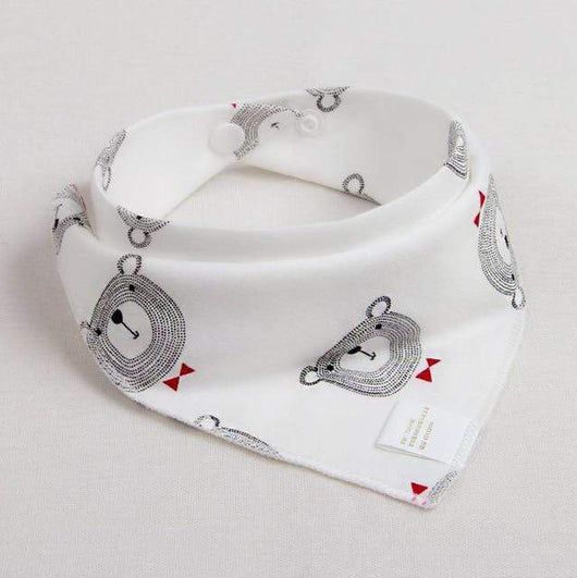 Babero Impermeable de Algodón con Bolsillo para Bebé