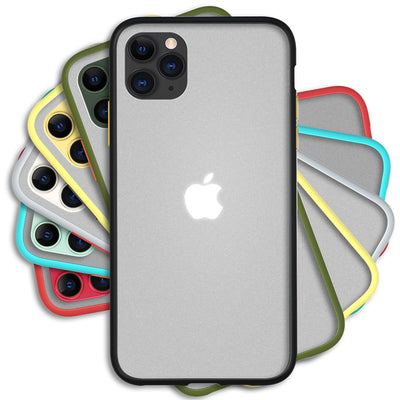 Funda iPhone Transparente con Contraste de Color - Compatible Apple
