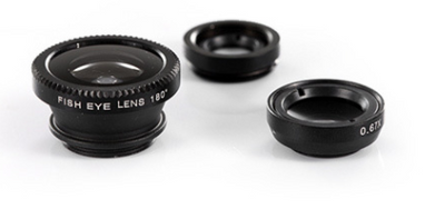 Lente Gran Angular 3 en 1 para Smartphone - Fisheye, Macro y Wide Angle