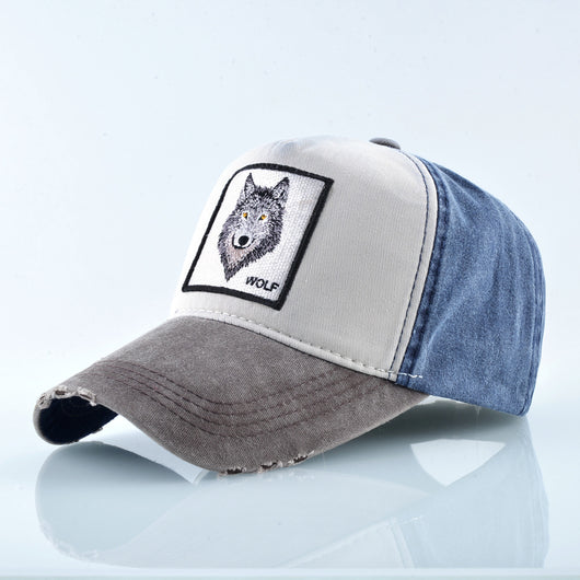 Gorra de Béisbol Hombre con Lobo Bordado - Image 11