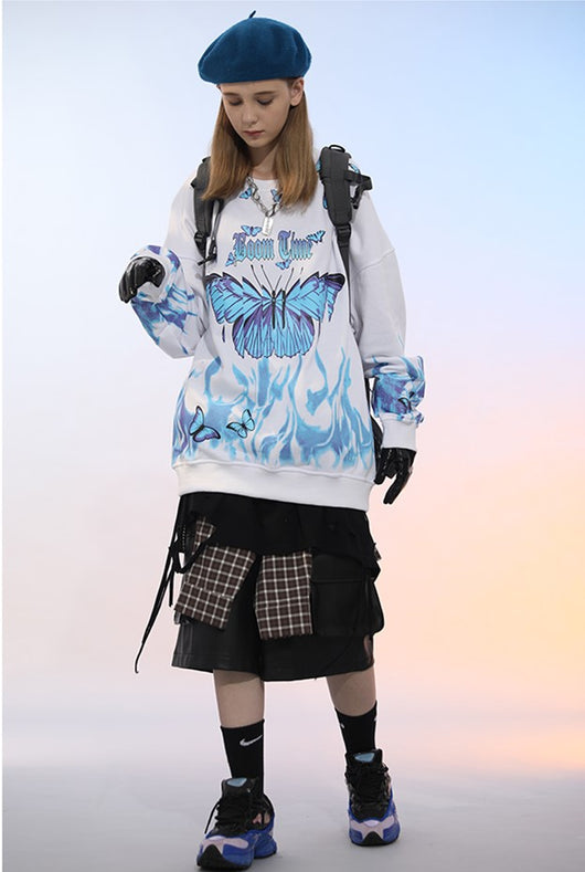 Suéter Hombre Cuello Redondo Estampado Manga Larga Oversize - Image 5