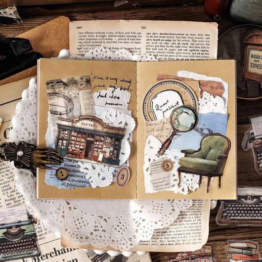 Set de 40 Stickers Decorativos Retro 'Life Love Song' - 4 Diseños DIY - Image 4