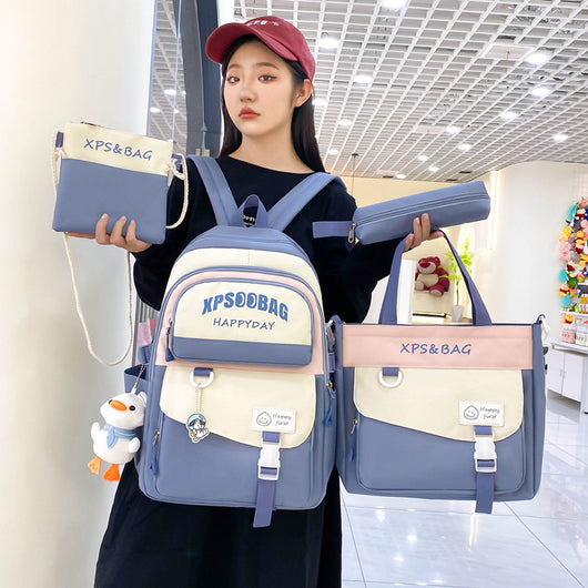 Mochila Escolar de 4 Piezas para Secundaria - Image 2