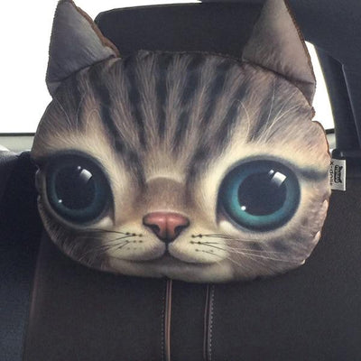 Almohada Reposacabezas para Auto - Diseño Gatos - Image 26
