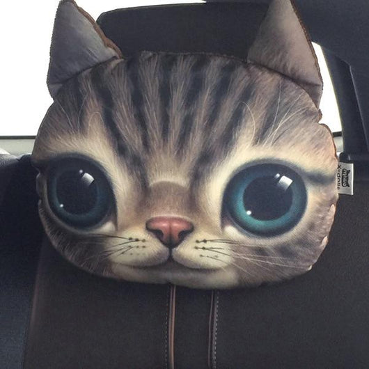 Almohada Reposacabezas para Auto - Diseño Gatos - Image 26