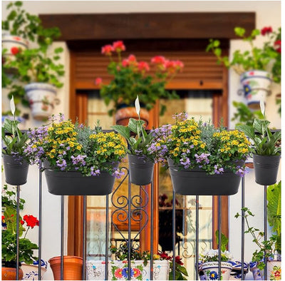 Soporte Colgante para Macetas con Diseño de Gancho Floral - Image 12