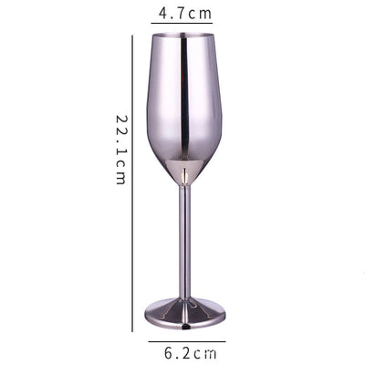 Copas de Champagne y Vino Tinto en Acero Inoxidable - Image 12
