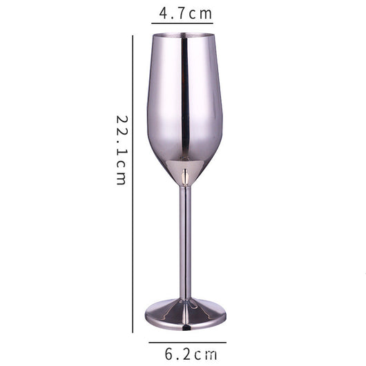 Copas de Champagne y Vino Tinto en Acero Inoxidable - Image 12