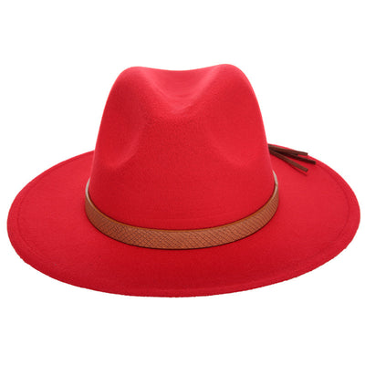 Sombrero de Lana Jazz Elegante para Mujer