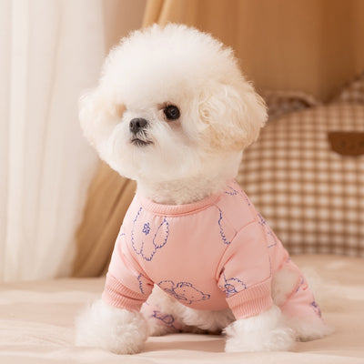 Abrigo de Algodón para Perros - Diseño Osito Impreso para Otoño e Invierno - Image 12