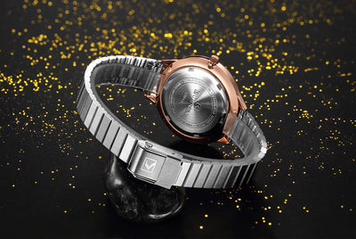Reloj de Pulsera Unisex Acero Inoxidable Cuarzo Clásico Negro - Image 13