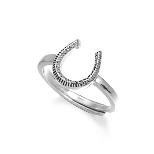 Anillo Herradura Plata 925 Retro U - Diseño Clásico - Image 5