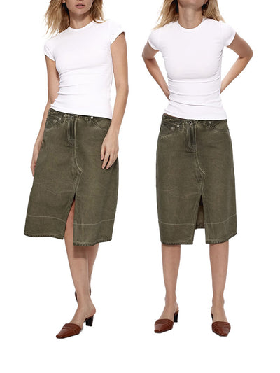 Camiseta Ajustada Cuello Redondo para Mujer - Efecto Reductor - Image 44