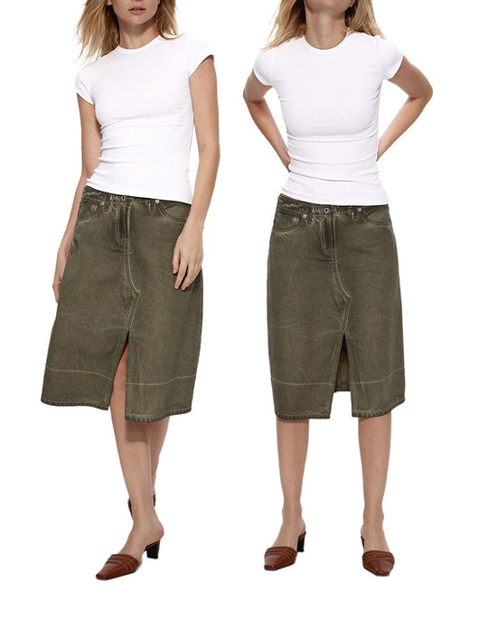 Camiseta Ajustada Cuello Redondo para Mujer - Efecto Reductor - Image 44