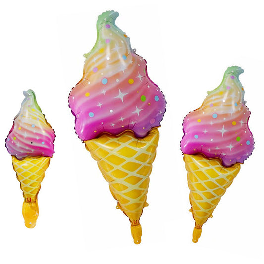 Globo Metálico con Forma de Helado