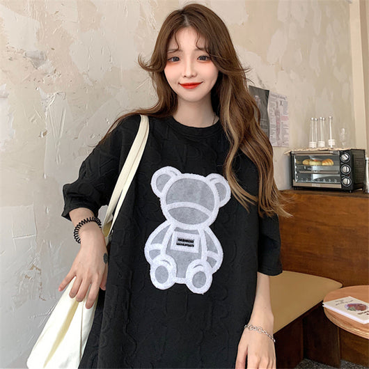 Camiseta Holgada de Manga Corta para Mujer - Image 15