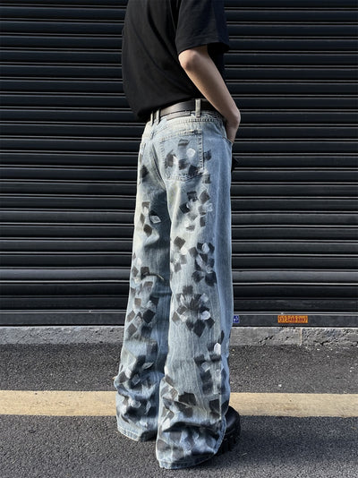Pantalones Jeans Anchos Acampanados para Hombre - Image 10