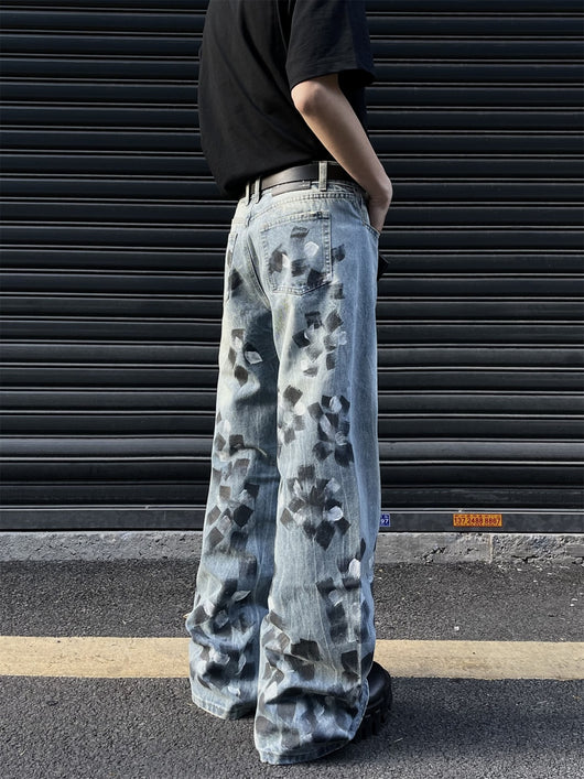 Pantalones Jeans Anchos Acampanados para Hombre - Image 10
