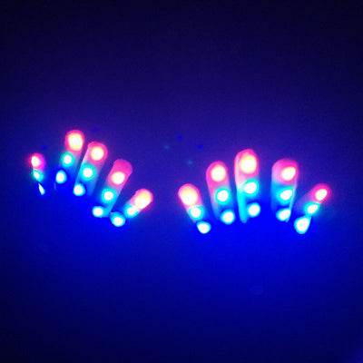Guantes LED Navideños con Destellos de Colores Cálidos - Image 7