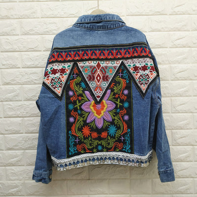 Blusa Retro Bordada Estilo Nacional - Manga Larga Clásica para Mujer - Image 8