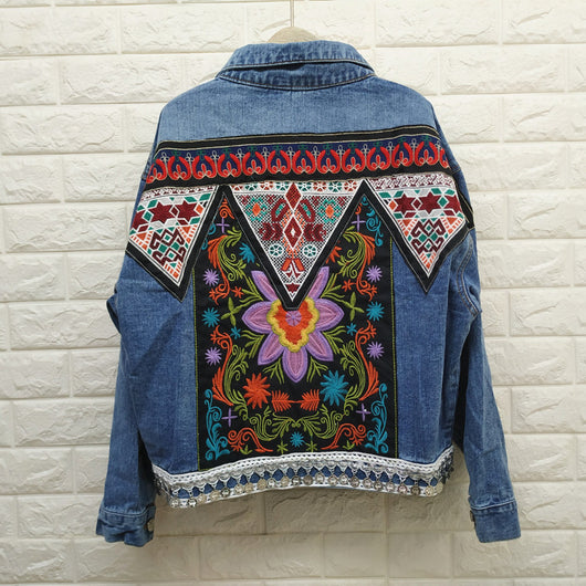 Blusa Retro Bordada Estilo Nacional - Manga Larga Clásica para Mujer - Image 8