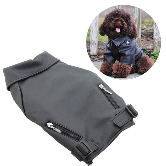 Chaqueta de Cuero para Perros Grandes - Abrigo Otoño e Invierno - Image 3