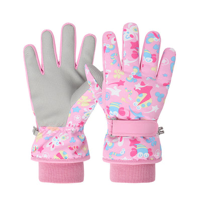 Guantes de Esquí Infantiles con Forro Polar Grueso para Calidez - Image 3