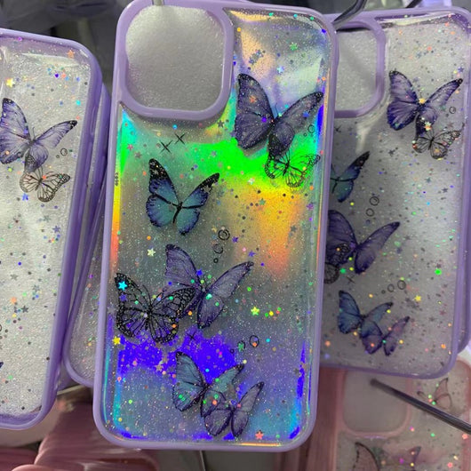 Funda Protectora con Mariposa de Epoxy y Brillo Hipoalergénica - Image 7