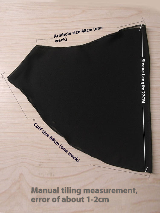 Manga Protectora Fruncida con Volantes - Protección Solar Blanca - Image 14