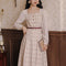 Vestido Retro a Cuadros para Otoño e Invierno