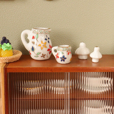 Tetera Cerámica Miniatura - Accesorios para Diorama y Decoración - Image 2
