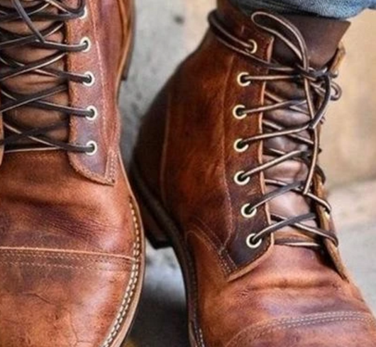 Botas Bajas con Cordones Talla Grande Estilo Europeo y Americano - Image 3