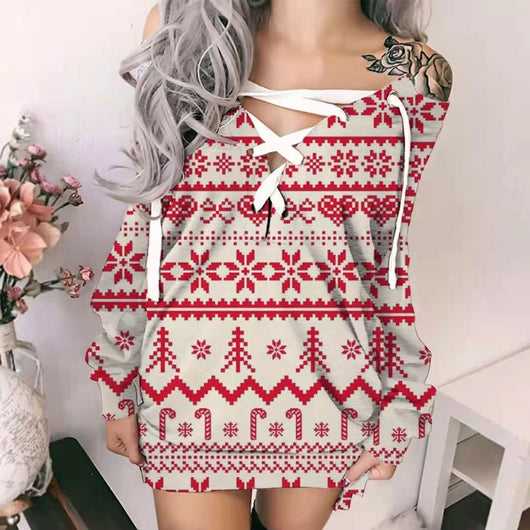 Suéter Navideño de Manga Larga para Mujer - Otoño e Invierno - Image 13