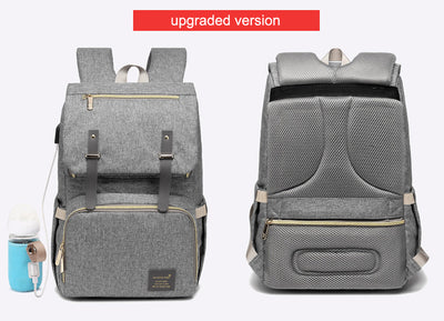 Mochila Maternal Térmica Impermeable con Carga USB y Calentador de Biberones - Image 3