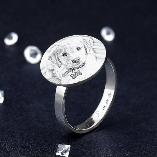 Anillo Personalizado para Mascotas en Plata 925 - Image 2