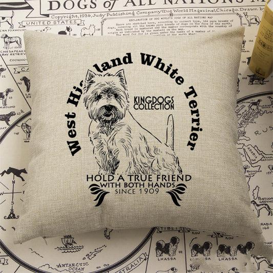 Almohada para Mascotas en Algodón y Lino - Image 2