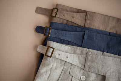 Pantalones de Lino Cintura Alta Efecto Adelgazante Corte Lápiz - Image 10