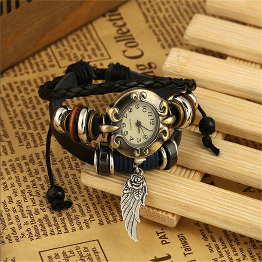 Reloj Pulsera de Cuero Vintage - Image 4