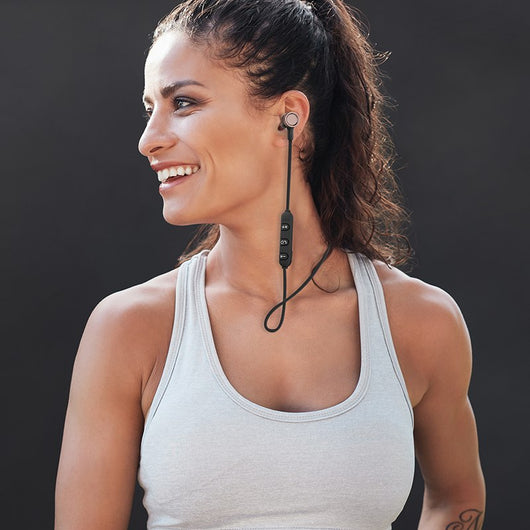 Auriculares Bluetooth deportivos magnéticos con micrófono y control de línea - Image 3