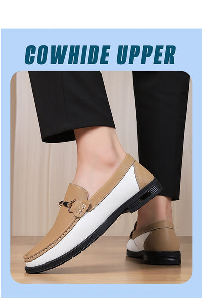 Mocasines de Cuero Genuino para Hombre Talla Grande 47 - Zapatos Casuales Cómodos - Image 25