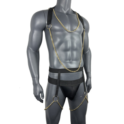 Conjunto de Joyería Punk con Cadenas para Hombre - Estilo Personalidad - Image 21