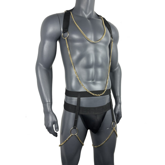 Conjunto de Joyería Punk con Cadenas para Hombre - Estilo Personalidad - Image 21