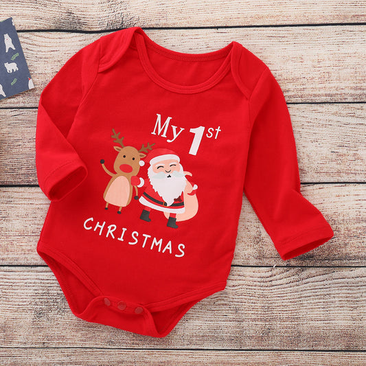 Pijama Enterizo Navideño de Manga Larga para Niños - Image 2