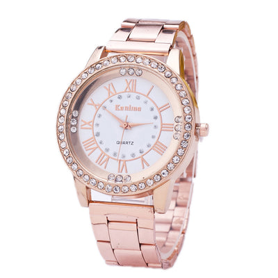 Reloj Deportivo de Acero Inoxidable con Malla de Diamantes - Image 5