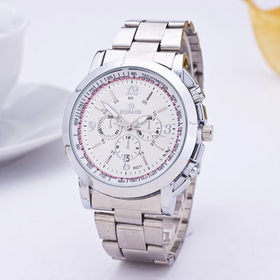 Reloj Deportivo de Acero Inoxidable con Malla de Diamantes - Image 6