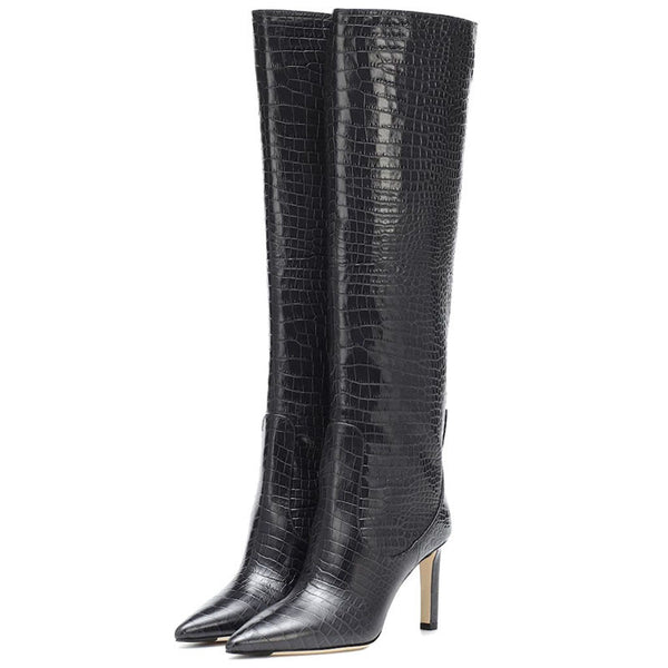 Botas Altas de Moda Talla Grande - Estilo Elegante y Cómodo - Image 16
